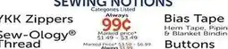 Hobby Lobby SEWING NOTIONS offer