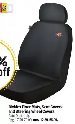 Meijer Dickies Floor Mats, Seat Covers and Steering Wheel Covers offer