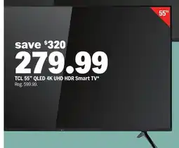 Meijer TCL 55 QLED 4K UHD HDR Smart TV offer