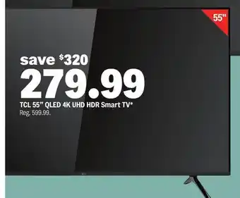 Meijer TCL 55 QLED 4K UHD HDR Smart TV offer