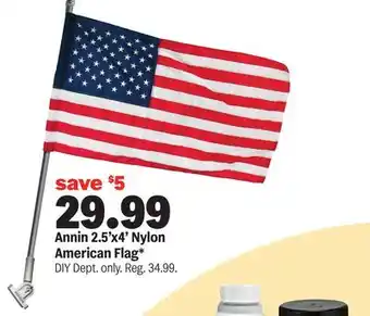 Meijer Annin 2.5'x4' Nylon American Flag offer