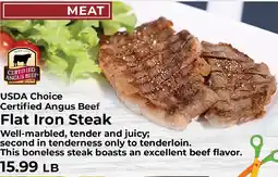 Sunset Foods Flat iron steak offer