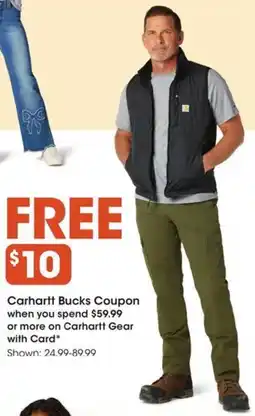 Kroger Carhartt Bucks Coupon offer