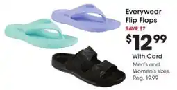 Kroger Everywear Flip Flops offer