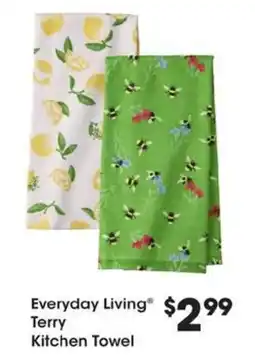 Kroger Everyday Living terry kitchen towel offer