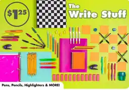 Dollar Tree Pens, pencils, highlighters offer