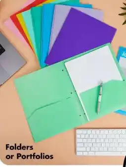 Dollar Tree Folders or portfolios offer