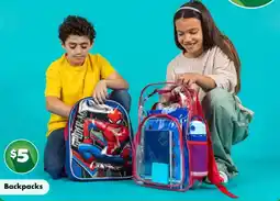 Dollar Tree Backpacks offer
