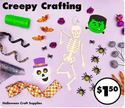 Dollar Tree Halloween craft supplies offer