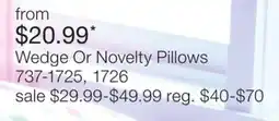 JC Penney Wedge Or Novelty Pillows offer