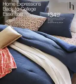 JC Penney Home Expressions Waffle Grid Twin/Twin XL Comforter Set offer