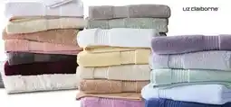 JC Penney Liz Claiborne Signature Plush Solid Or Logo Or Fieldcrest Oversized Spa Bath Towel offer