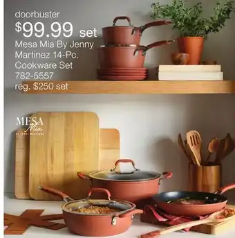 JC Penney Mesa Mia By Jenny Martinez 14-Pc. Cookware Set offer