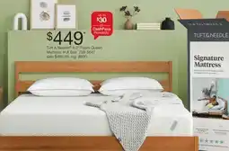 JC Penney Tuft & Needle 9.5 Foam Queen Mattress In A Box offer
