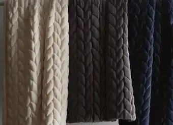 JC Penney Liz Claiborne Chunky Chevron Throw offer