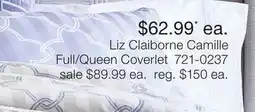 JC Penney Liz Claiborne Camille Full/Queen Coverlet offer