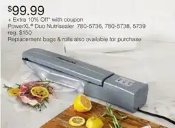 JC Penney PowerXL Duo Nutrisealer offer