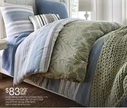JC Penney Linden Street Arden Fern Or Parker Stripe 3-Pc. Full/Queen Comforter Set offer