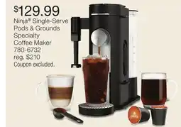 JC Penney Ninja Single-Serve Pods & Grounds Specialty Coffee Maker offer