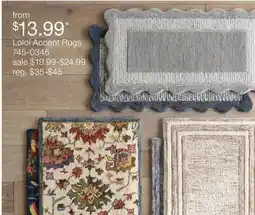 JC Penney Loloi Accent Rugs offer