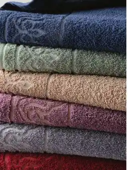 JC Penney Broadhaven Elegant Scroll Bath Towel offer