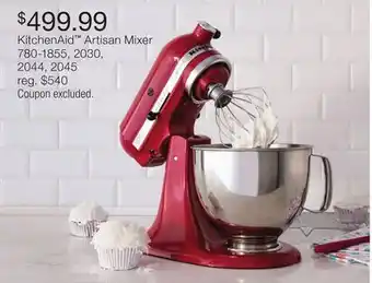 JC Penney KitchenAid Artisan Mixer offer