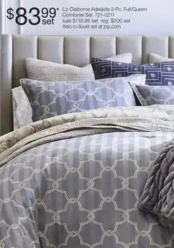 JC Penney Liz Claiborne Adelaide 3-Pc. Full/Queen Comforter Set offer