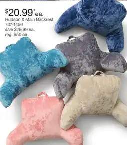 JC Penney Hudson & Main Backrest offer