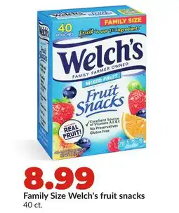Hy-Vee Family Size Welch's fruit snacks offer