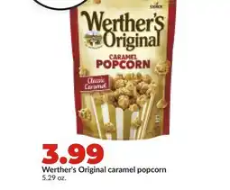 Hy-Vee Werther's Original caramel popcorn offer