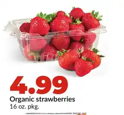 Hy-Vee Organic strawberries offer