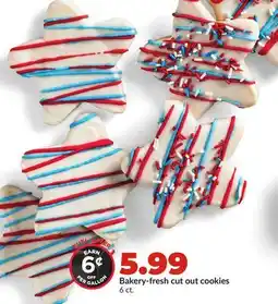 Hy-Vee Bakery-fresh cut out cookies offer