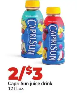 Hy-Vee Capri Sun juice drink offer