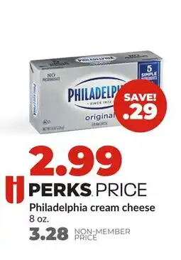 Hy-Vee Philadelphia cream cheese offer