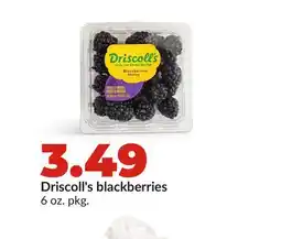 Hy-Vee Driscoll's blackberries offer