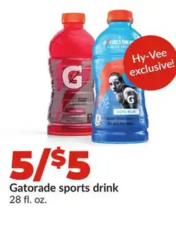 Hy-Vee Gatorade sports drink offer