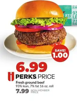 Hy-Vee Fresh ground beef offer