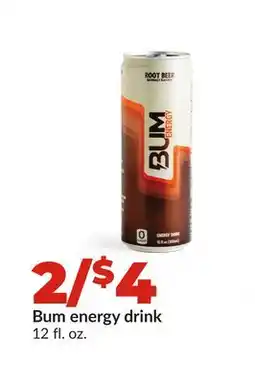 Hy-Vee Bum energy drink offer