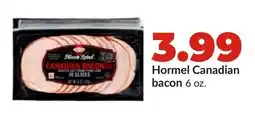 Hy-Vee Hormel Canadian bacon offer