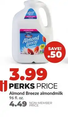 Hy-Vee Almond Breeze almondmilk offer