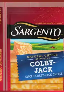 Hy-Vee Sargento sliced cheese offer