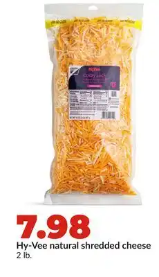 Hy-Vee Hy-Vee natural shredded cheese offer