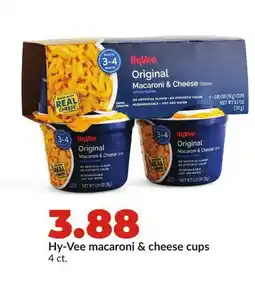Hy-Vee Hy-Vee macaroni & cheese cups offer