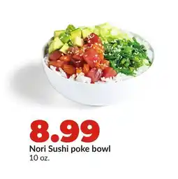 Hy-Vee Nori Sushi poke bowl offer
