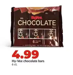 Hy-Vee Hy-Vee chocolate bars offer