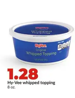 Hy-Vee Hy-Vee whipped topping offer
