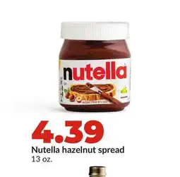 Hy-Vee Nutella hazelnut spread offer