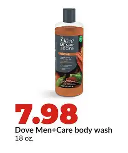 Hy-Vee Dove Men + Care body wash offer