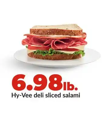 Hy-Vee Hy-Vee deli sliced salami offer