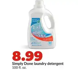 Hy-Vee Simply Done laundry detergent offer